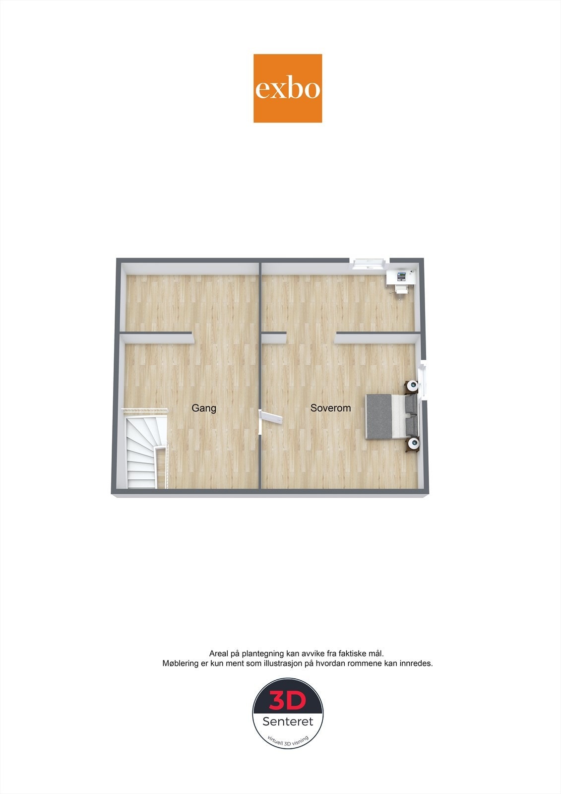 Plantegning andre etasje Galleribilde