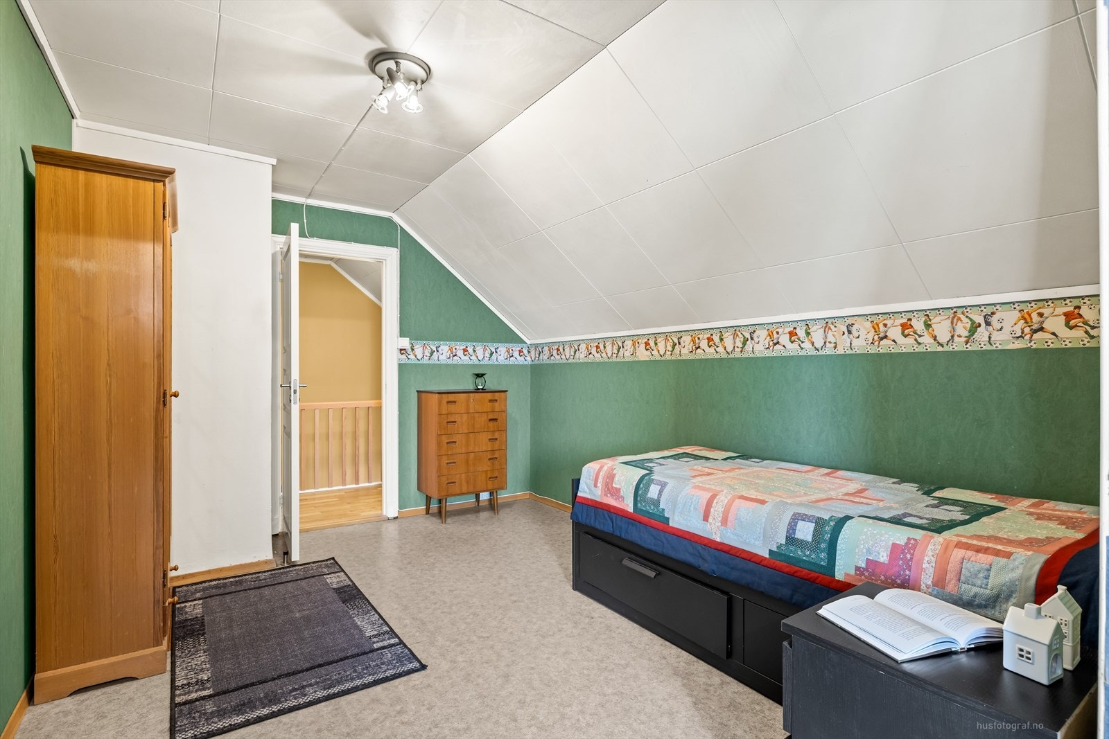 Avbildet rom "lekerommet" er tilknyttet soverom nr 2. Galleribilde