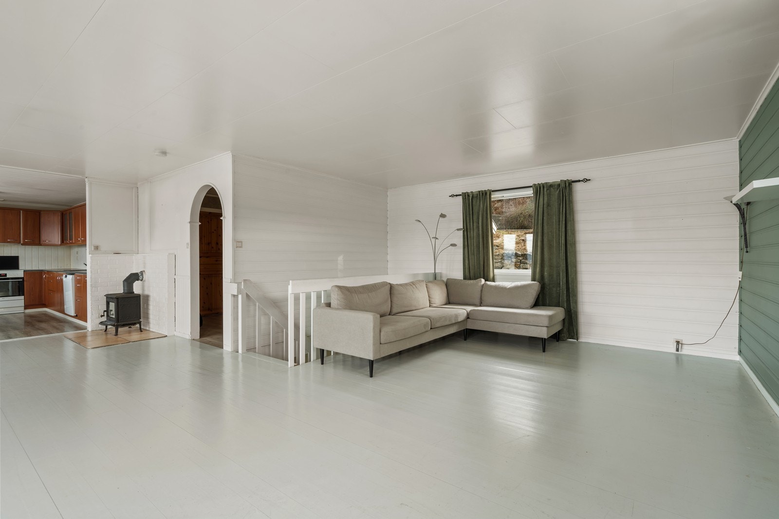 Stuen kan enkelt innredes i flere soner Galleribilde