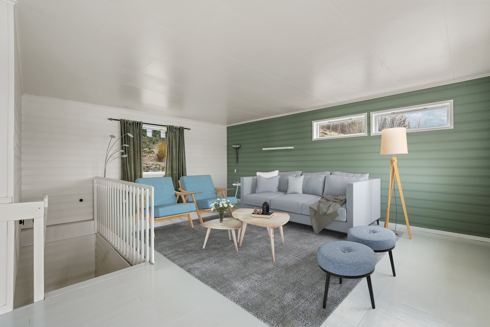 Digitalt møblert Galleribilde