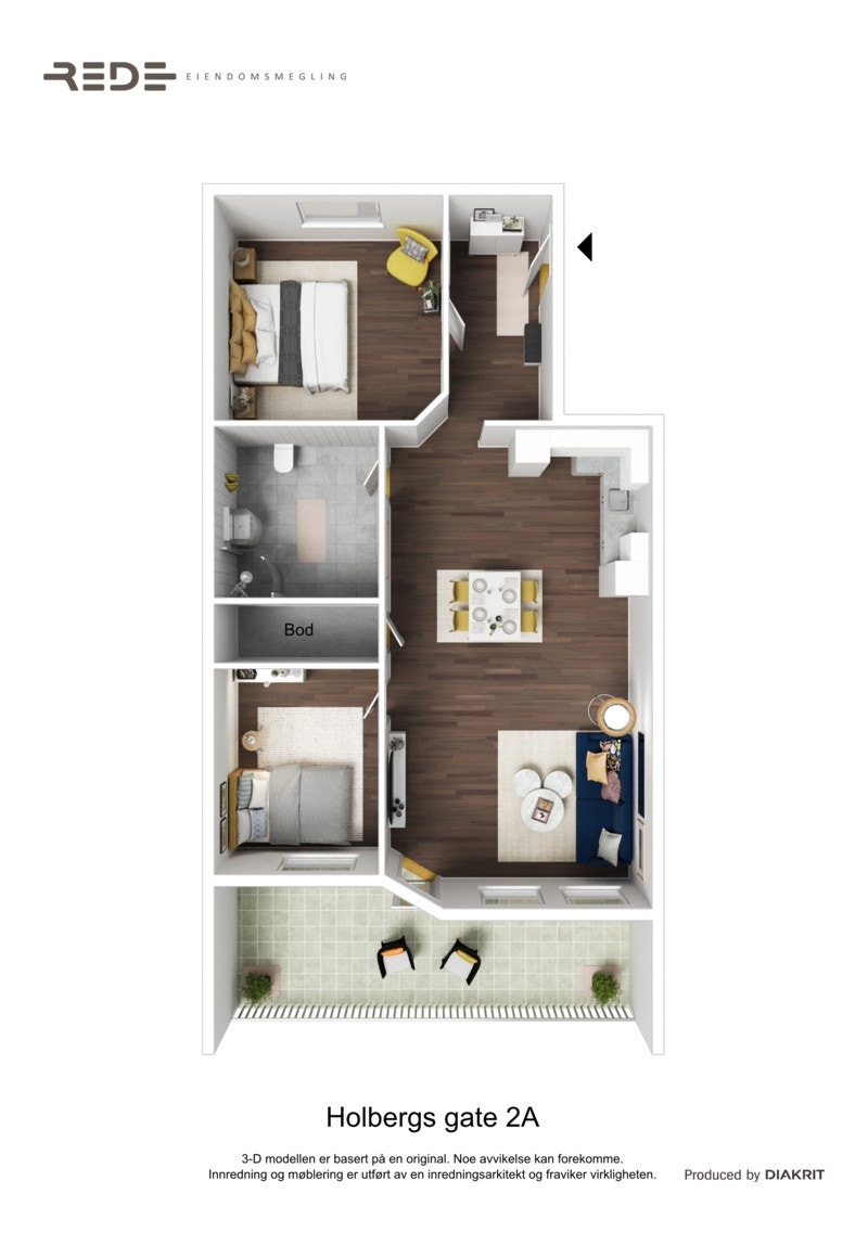 Plantegning Galleribilde