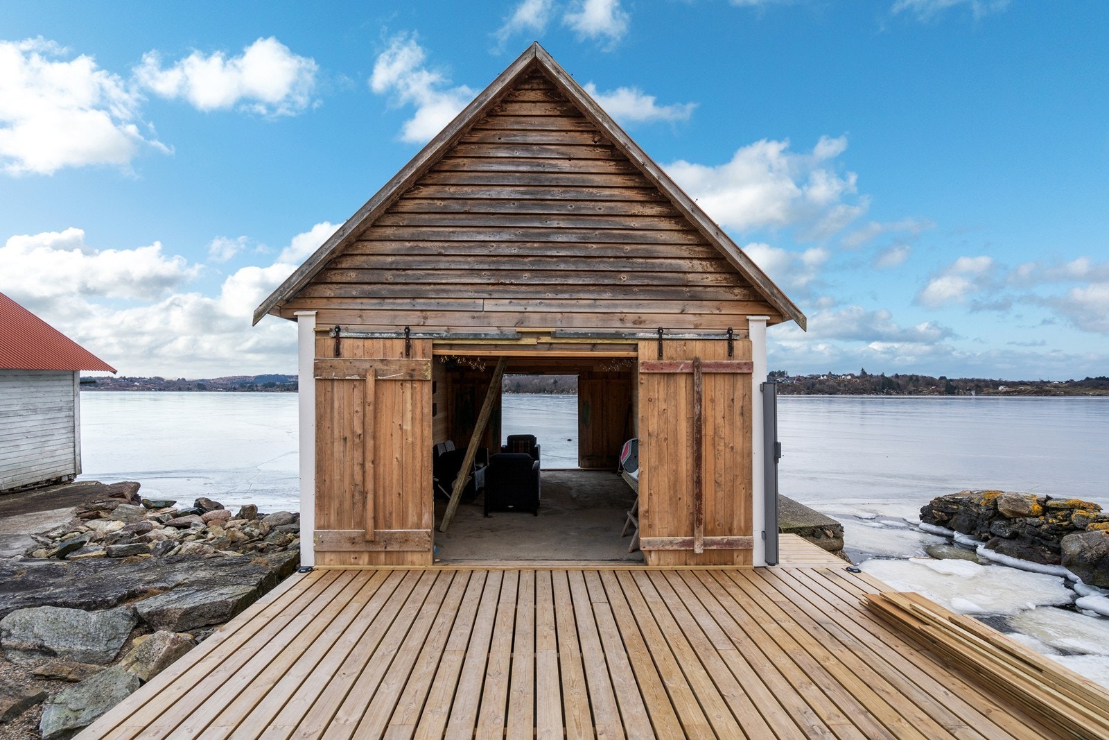 Ny terrasse/brygge Galleribilde