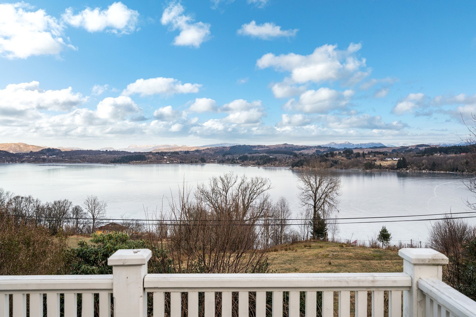 Utsikt fra terrassen Galleribilde