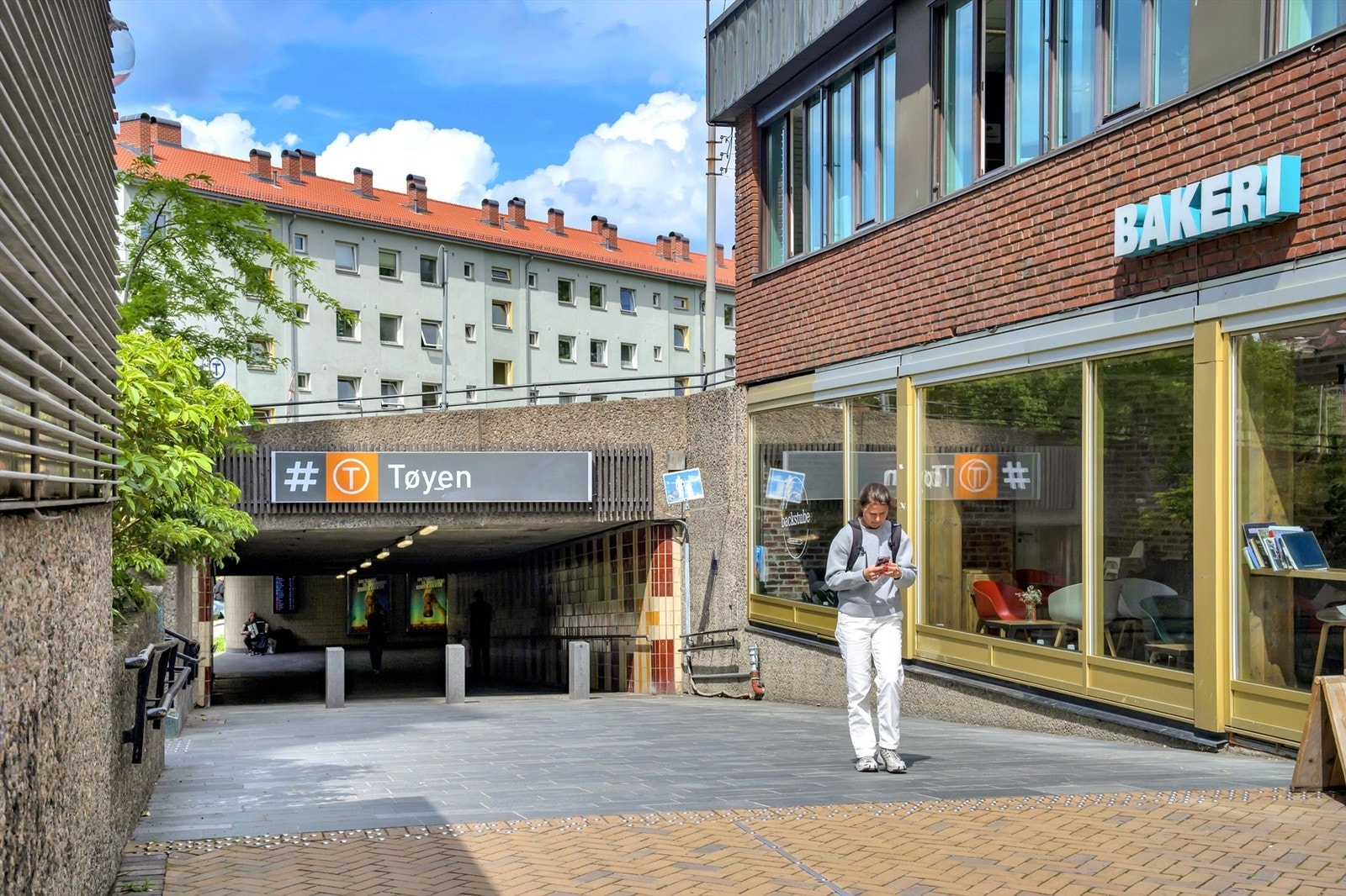 Tøyen T-bane ligger bare noen minutters gange unna. Galleribilde
