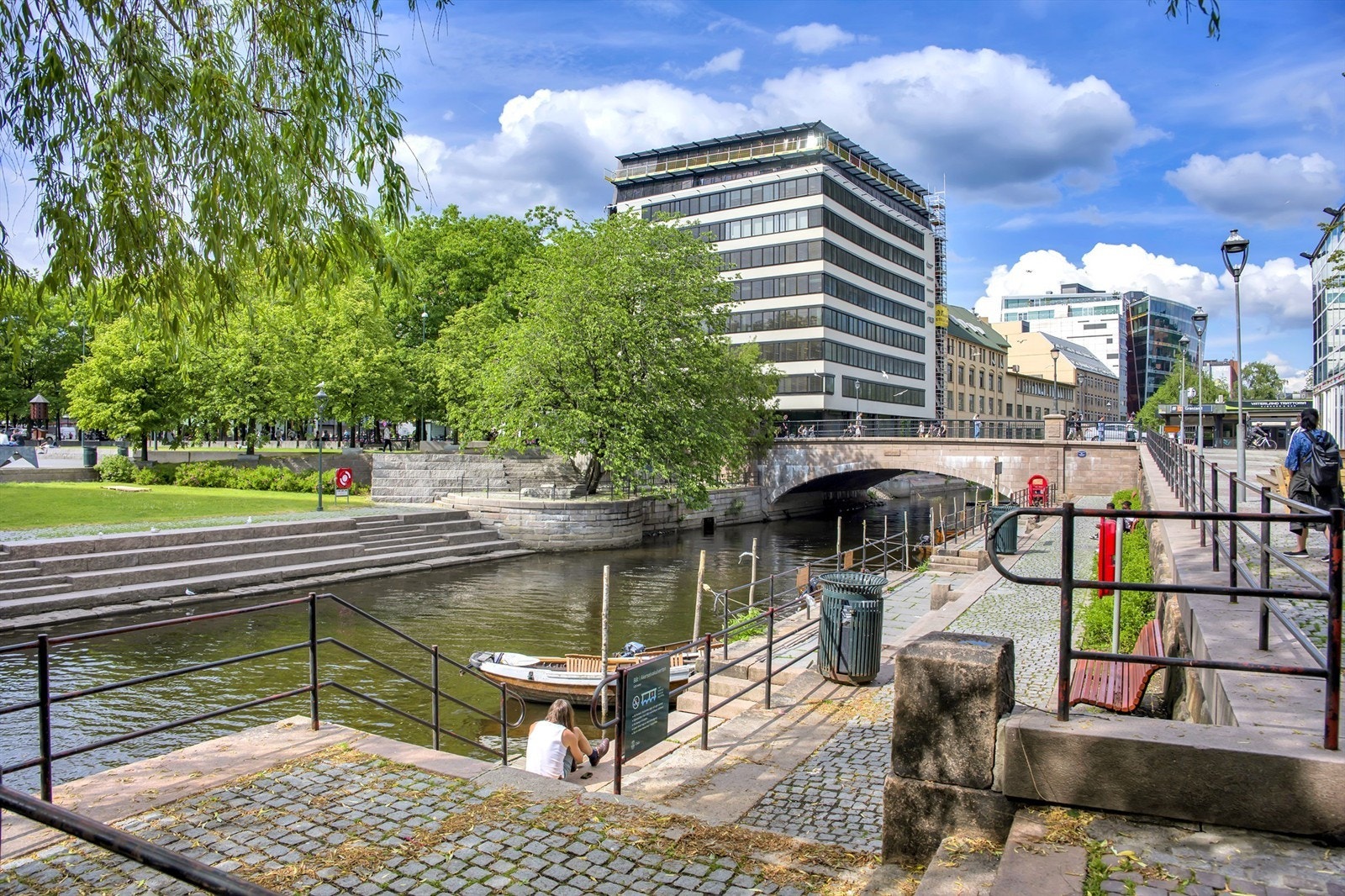 Kort vei til Akerselva. Galleribilde