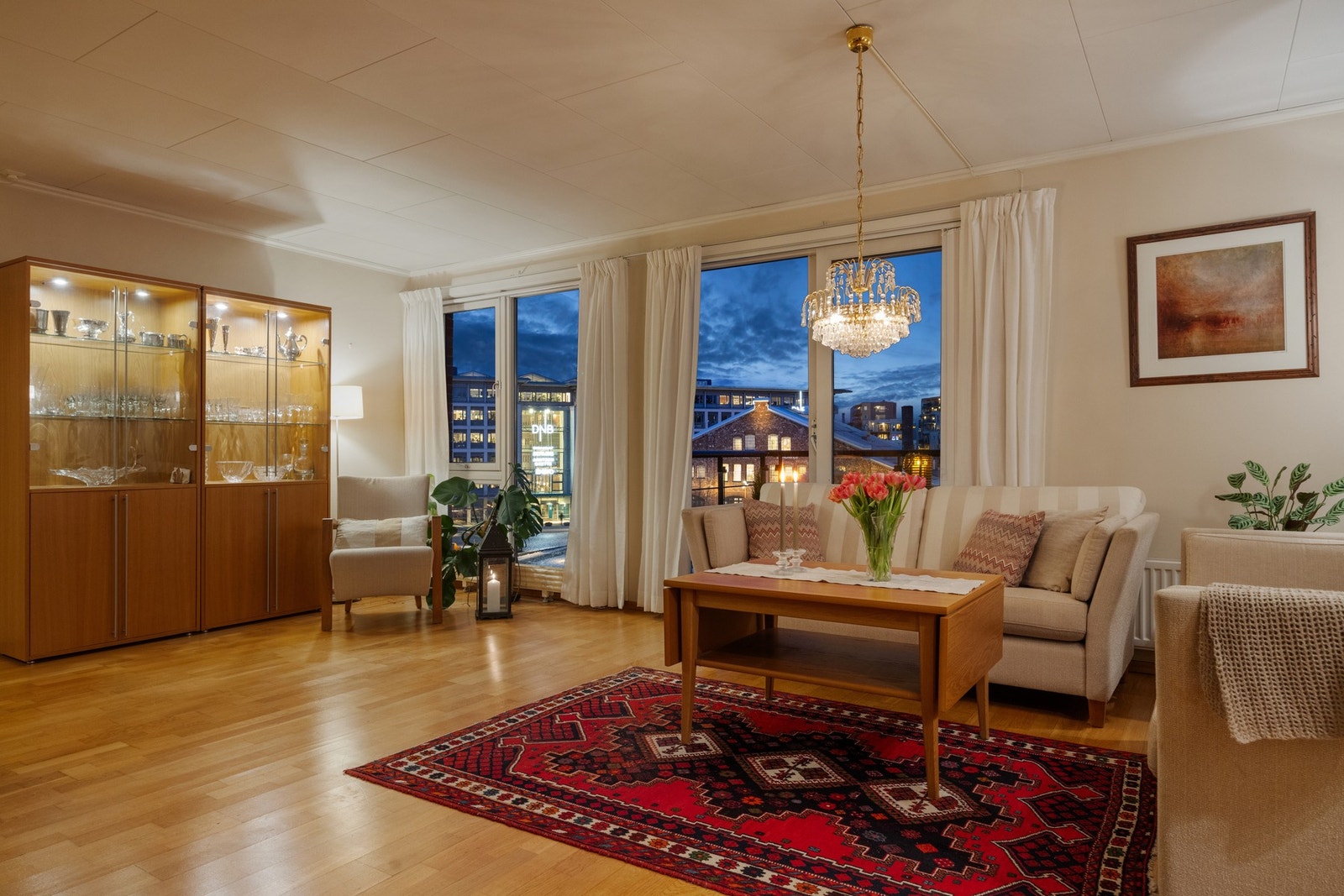 Boligen har en god planløsning som gjør den lett å innrede. Galleribilde