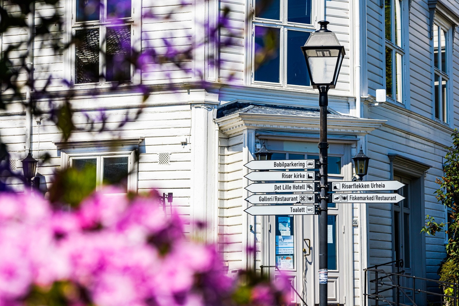 Risør sentrum. Galleribilde