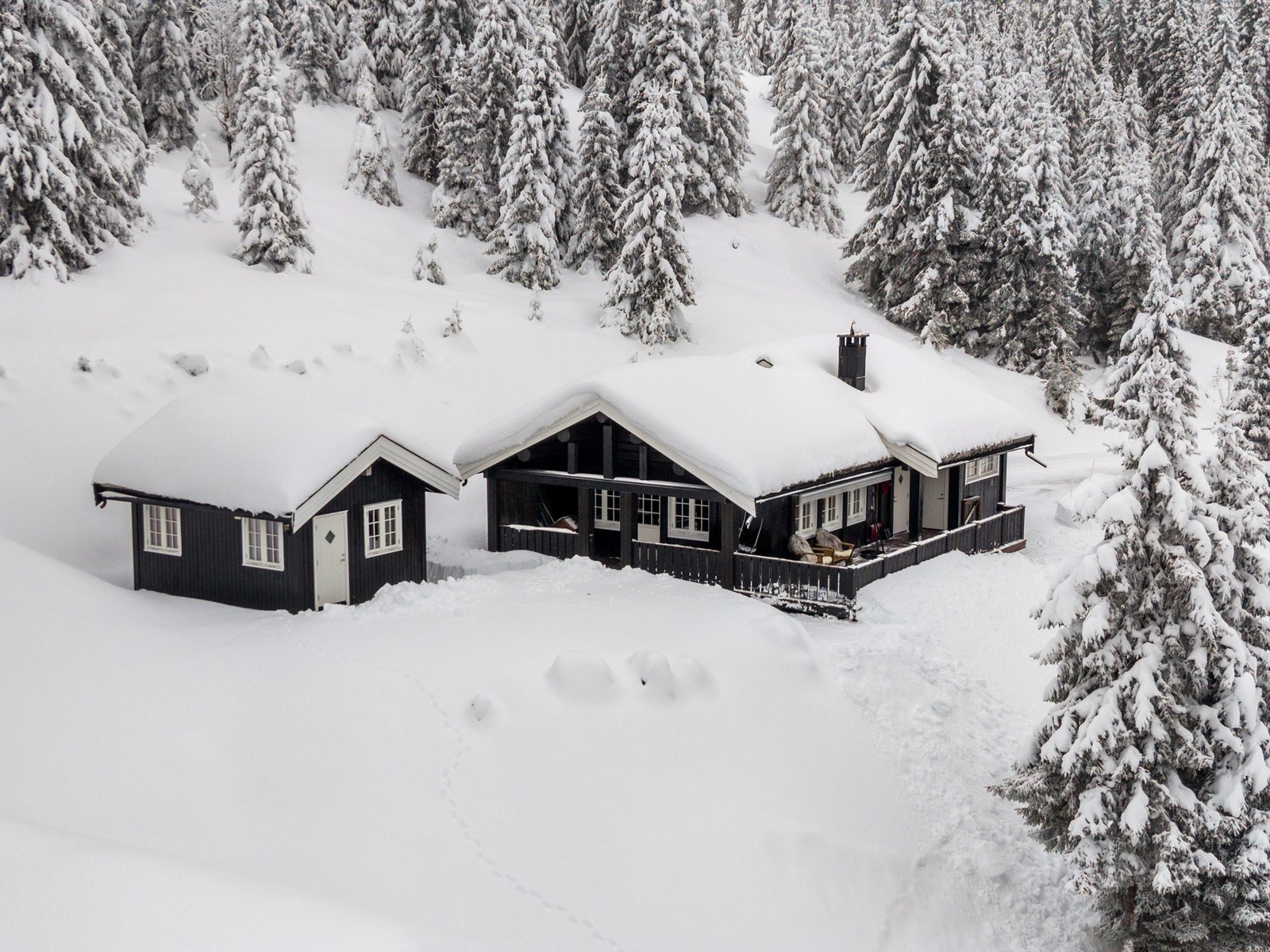 Velkommen til Nattrudstillia 16! Herlig familiehytte med en flott beliggenhet på en liten høyde. (Foto: Pholio v/ Bjørnar Fjeldberg) Galleribilde