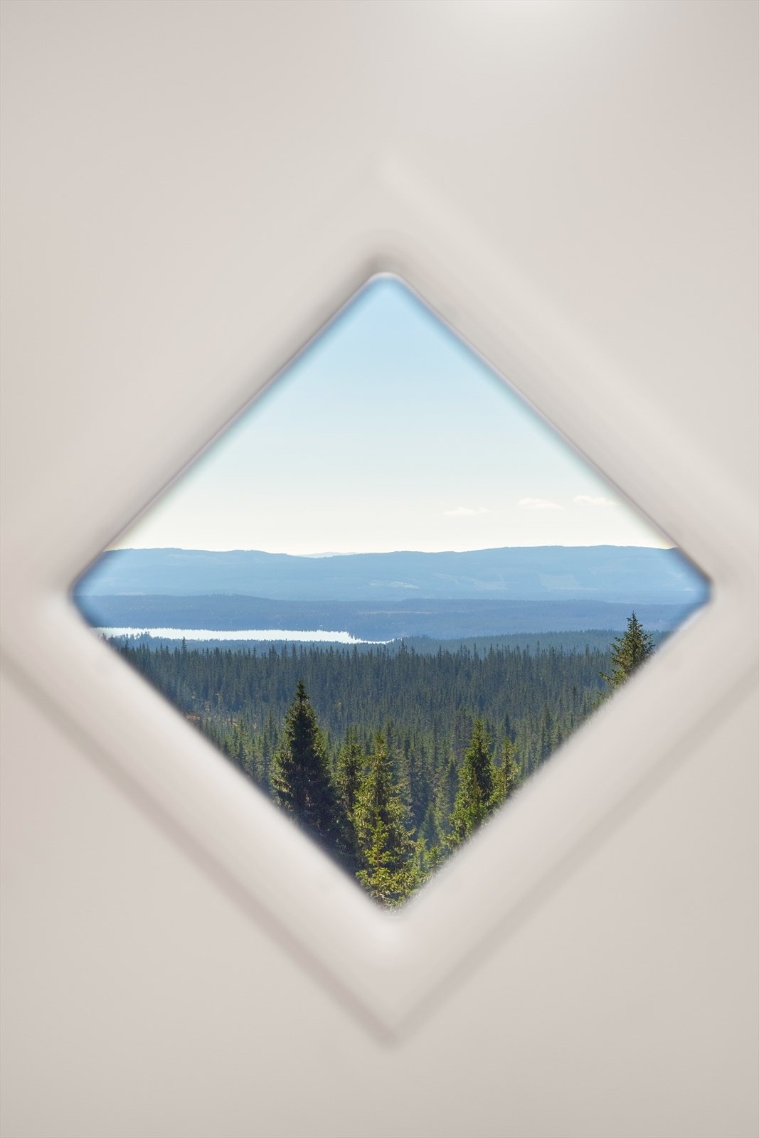 Nydelig utsikt fra entrédør. Galleribilde