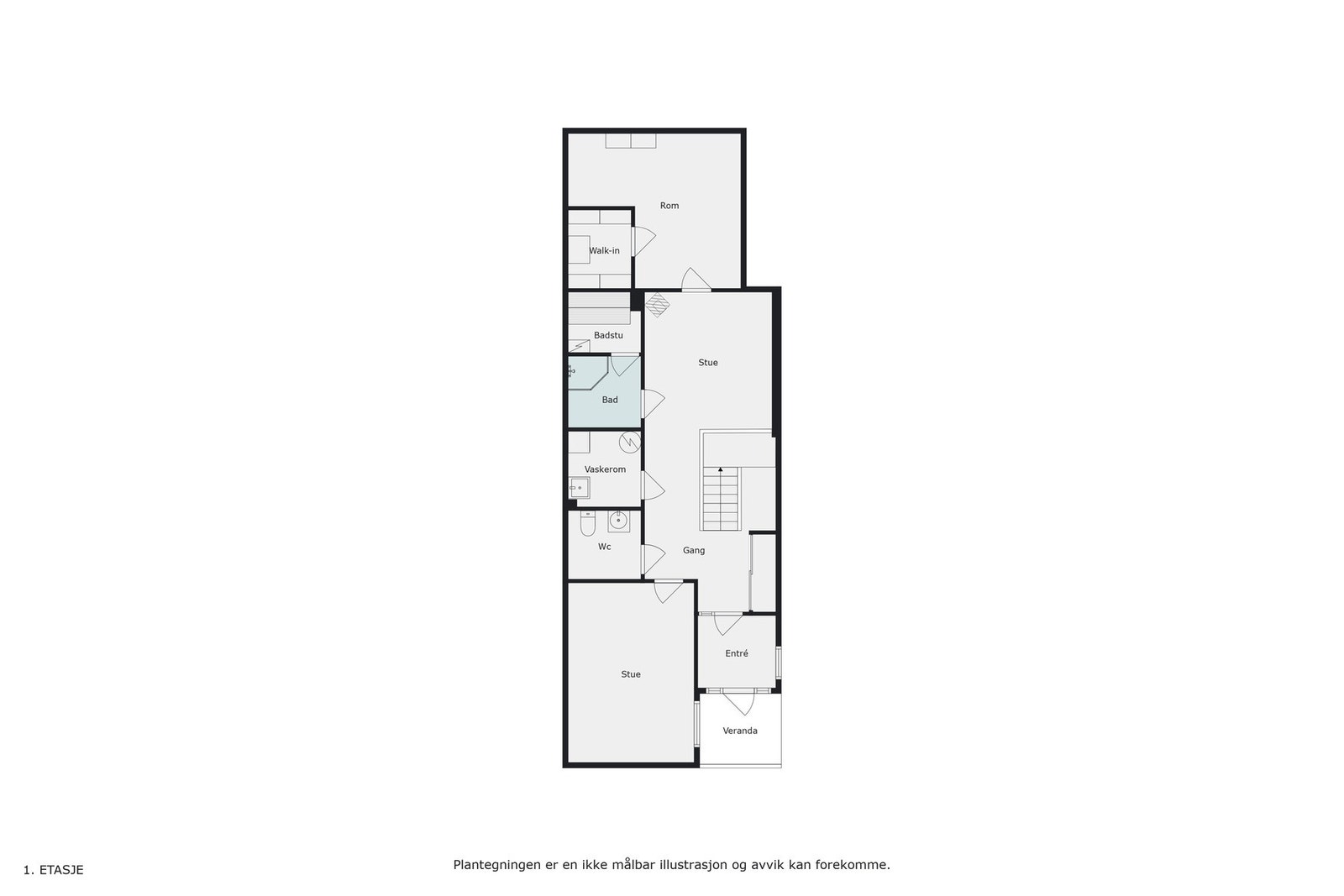 Plantegning Galleribilde