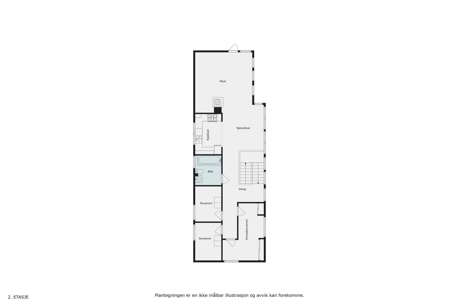 Plantegning Galleribilde