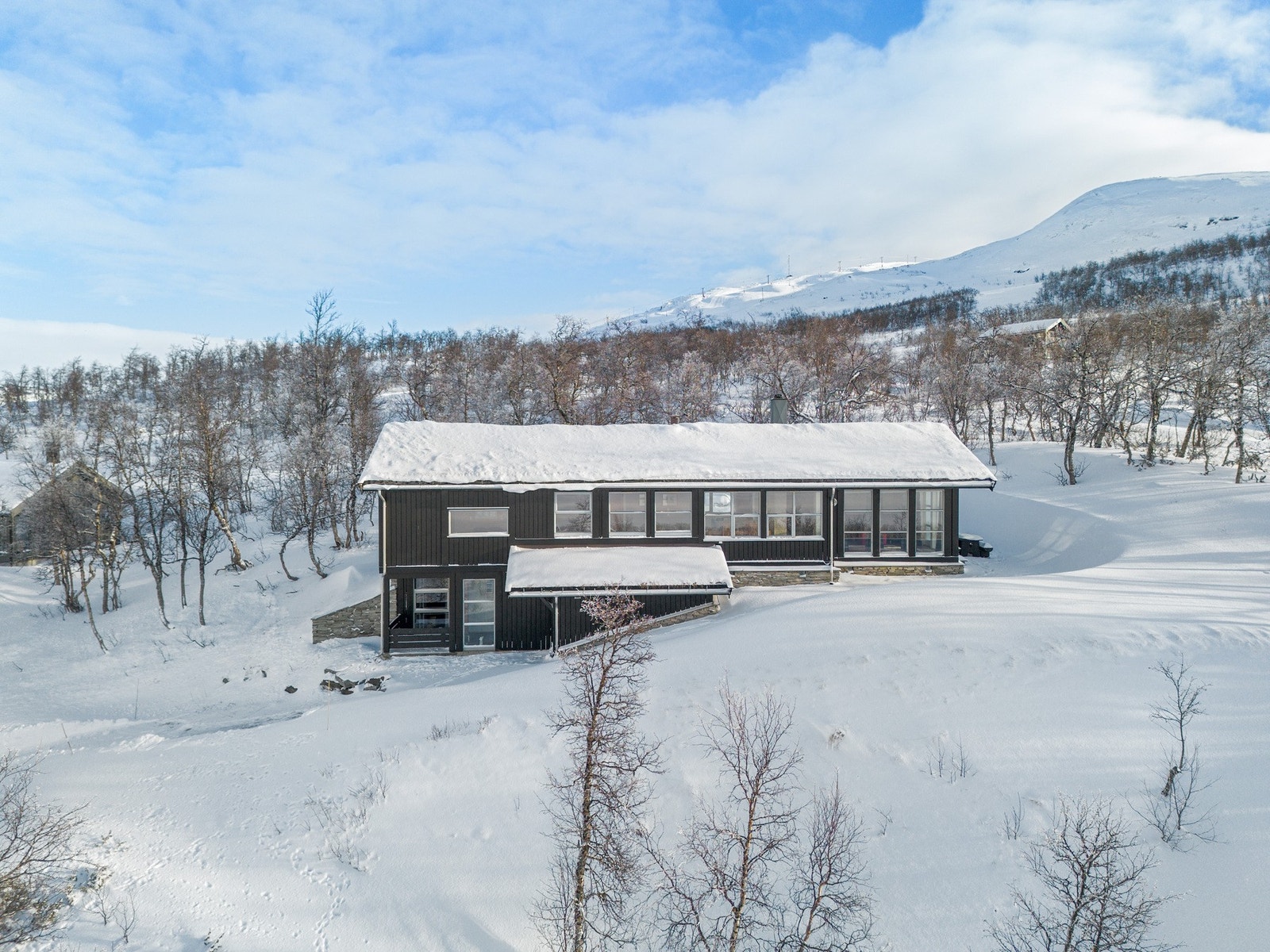 Eiendommen er beliggende på Filefjell i Vang kommune Galleribilde