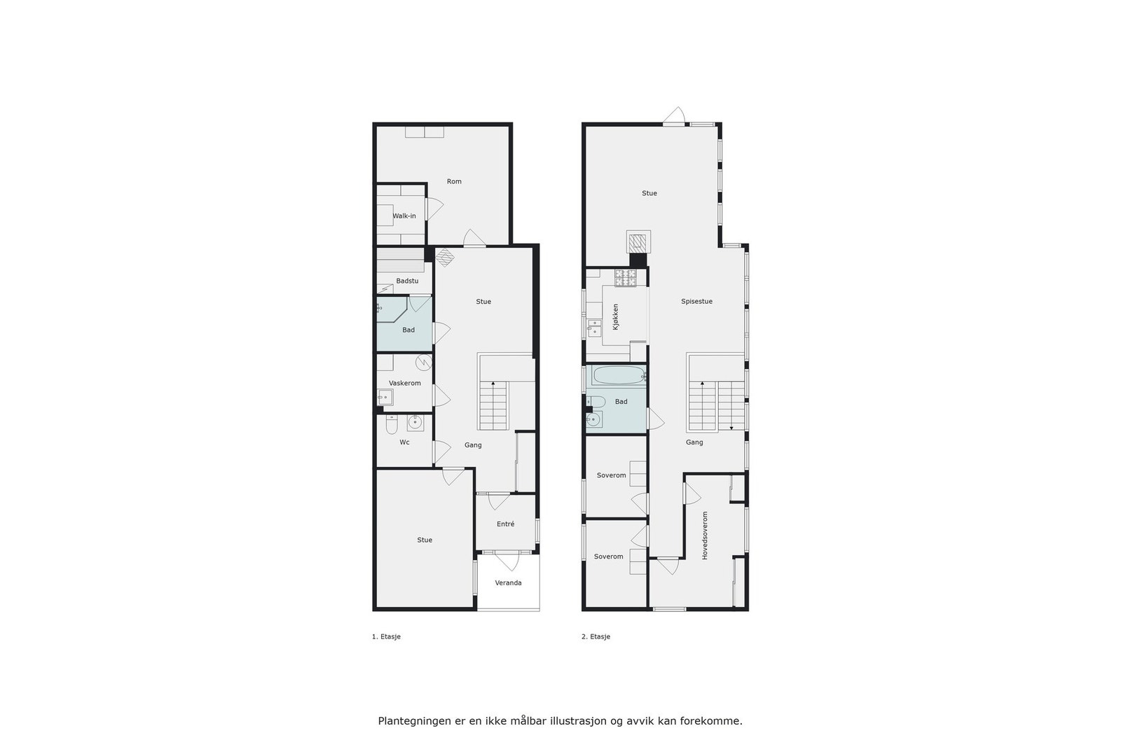 Plantegning Galleribilde