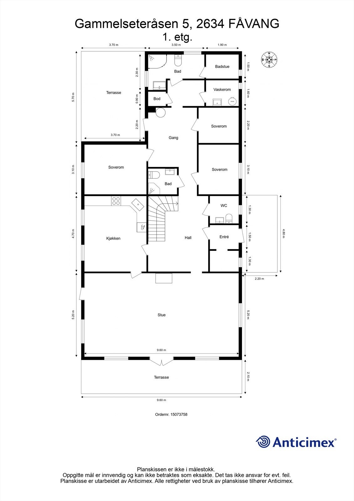 Plantegning - 1. etasje Galleribilde