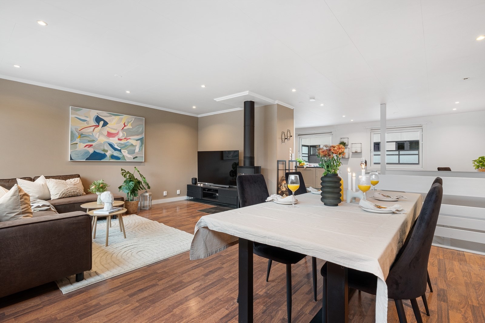 - Merk downlights i himling - Galleribilde