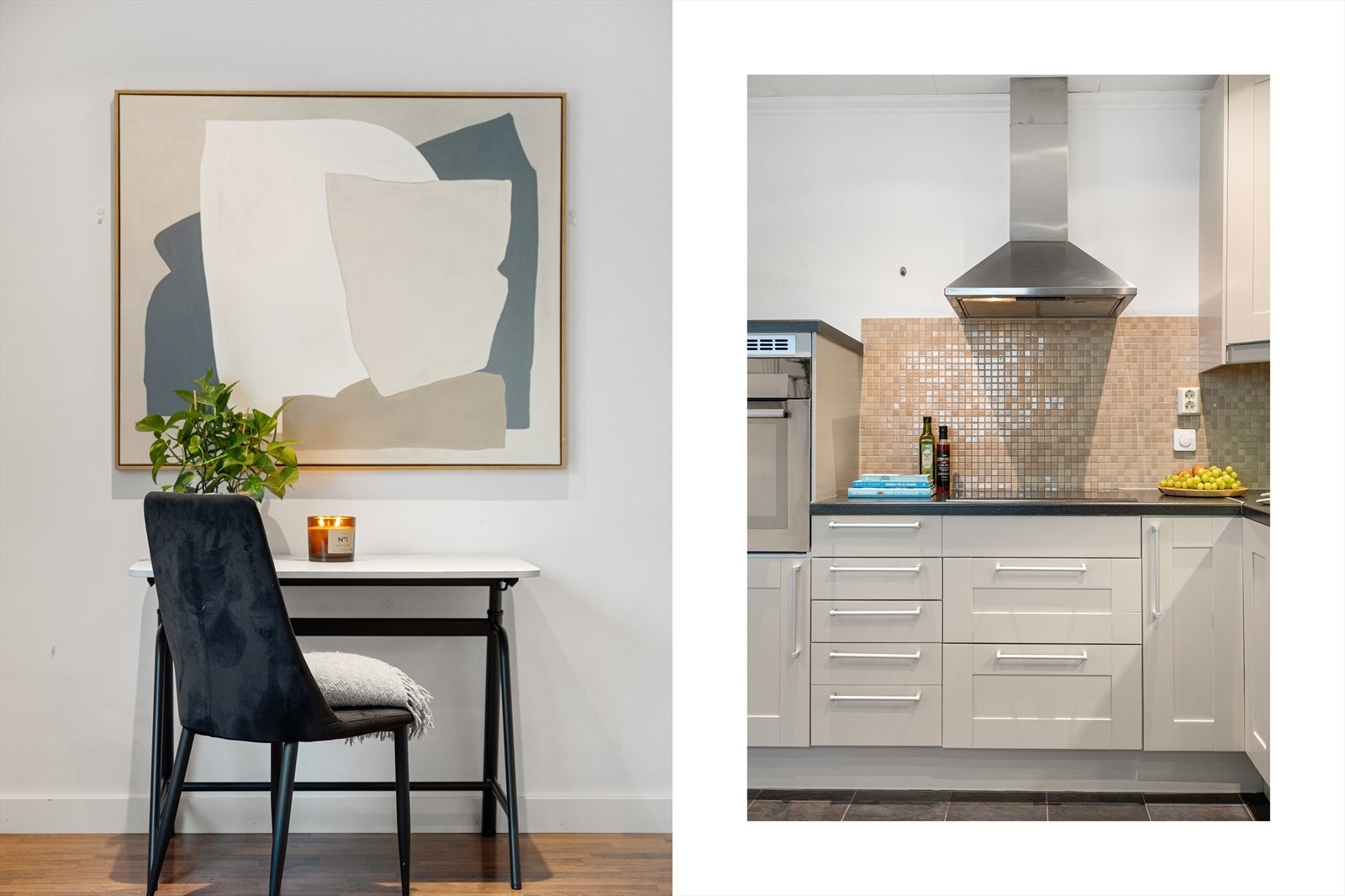 - God plass til et hyggelig frokostbord i tilknytning til kjøkkenet - Galleribilde