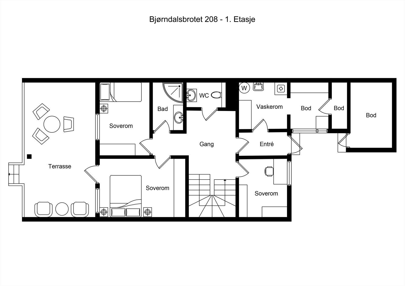 Plantegning Galleribilde