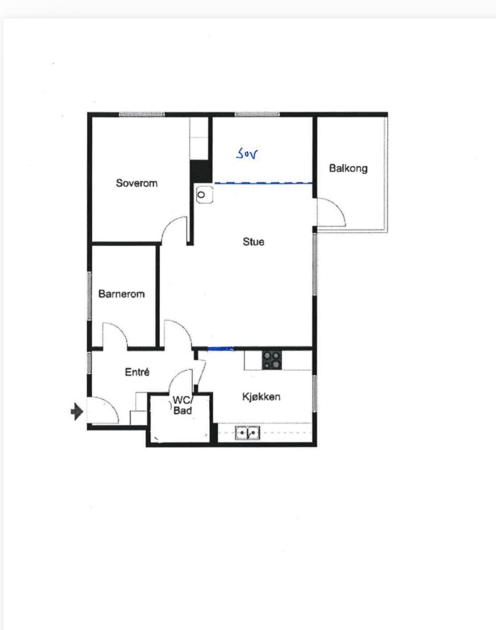 Planskisse - ikke målfast Galleribilde