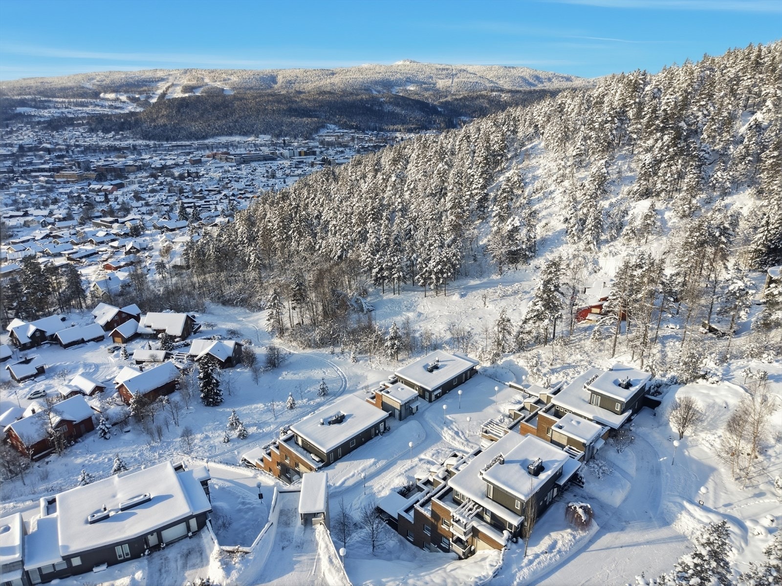 Sameiet ligger med flotte skogs- og friområder som nærmeste nabo. I åskammen finner man en rekke populære turmål som f.eks. ''Stanga'', ''Fauleplass'' og ''Langevannstoppen''. Galleribilde