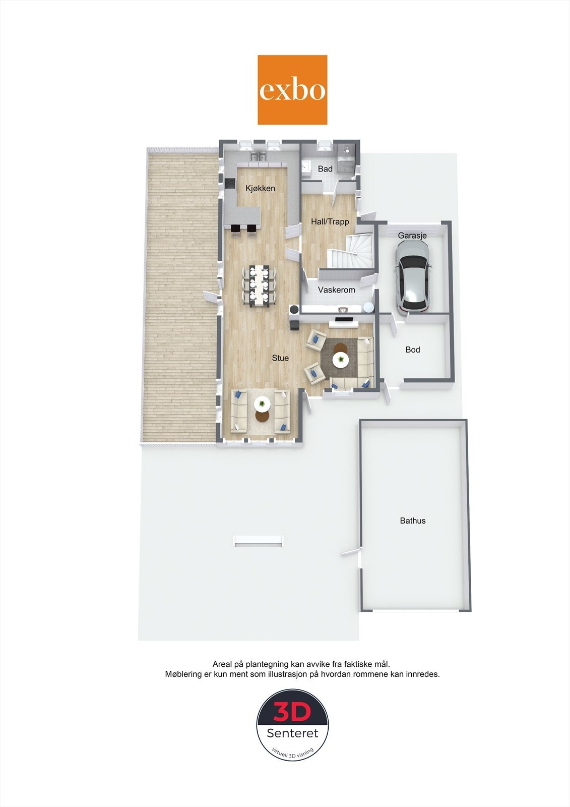 Plantegning 1 Etasje Galleribilde