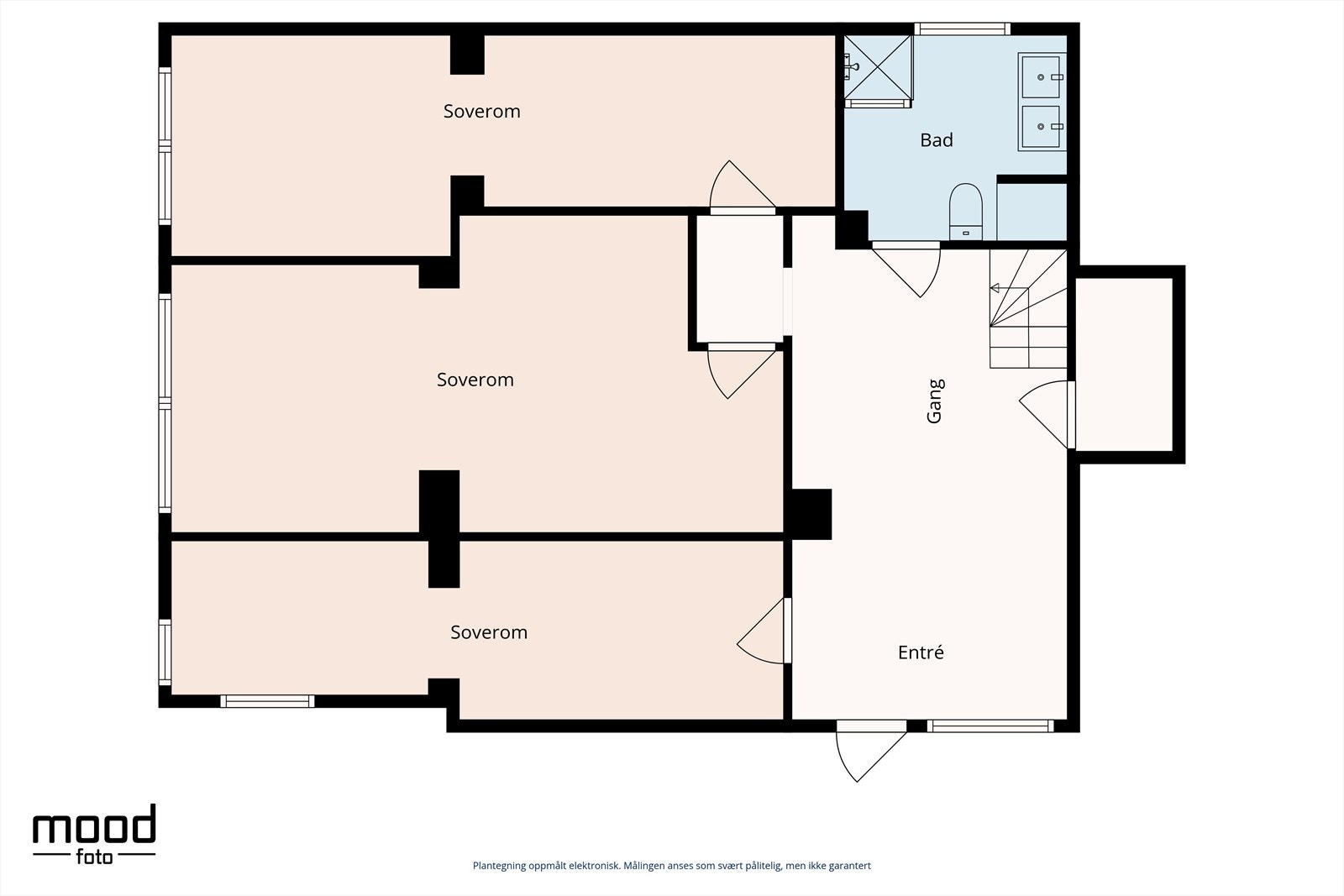 Plantegning i underetasje Galleribilde