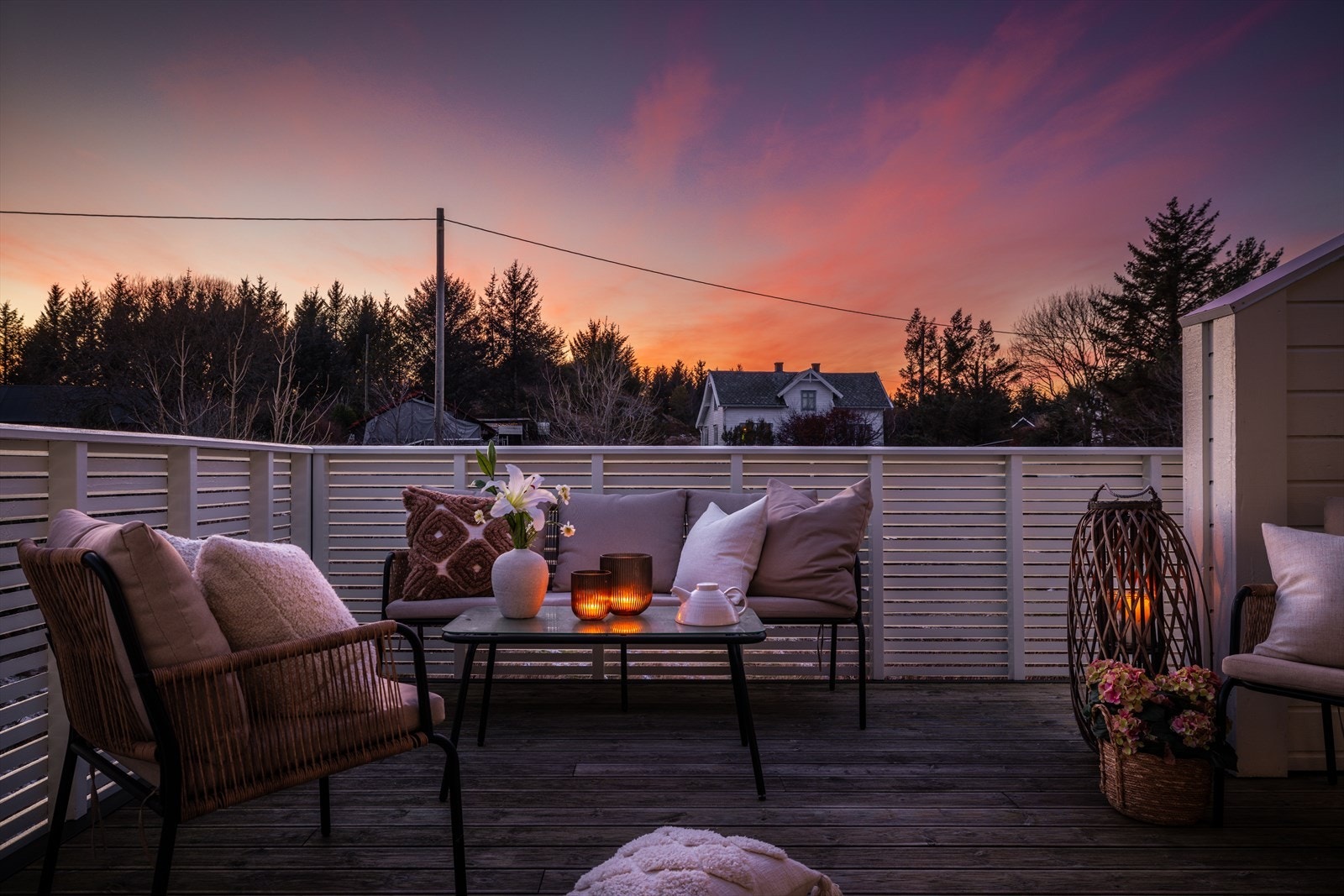 Altanen er 26,1m². Galleribilde