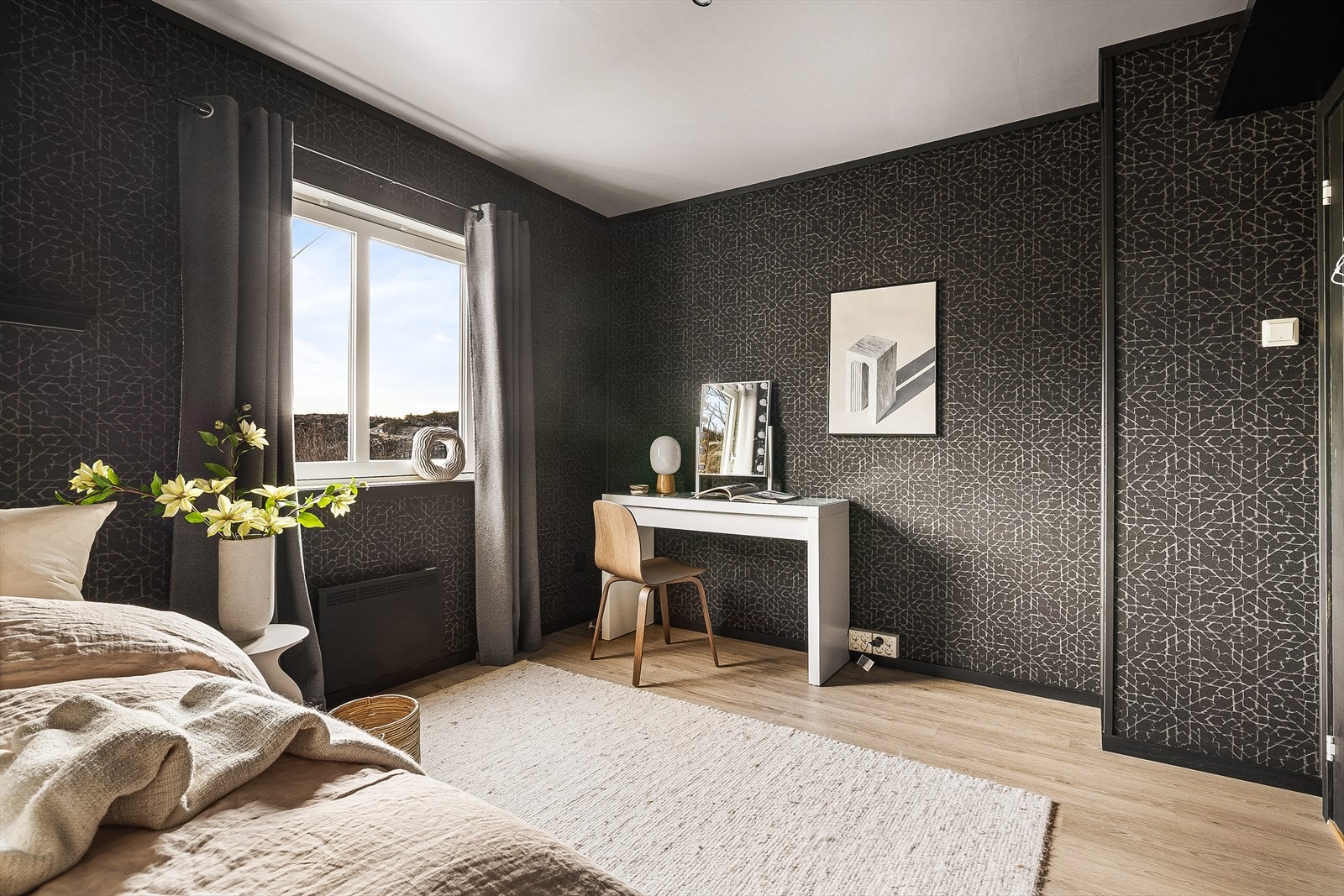 Dette er det minste soverommet med et areal på 10,5m². Galleribilde