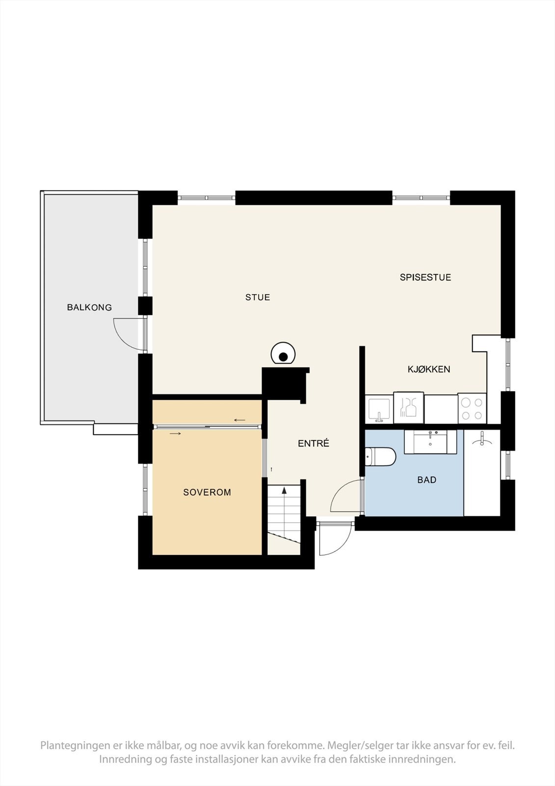 Plantegning 1. etasje. Galleribilde