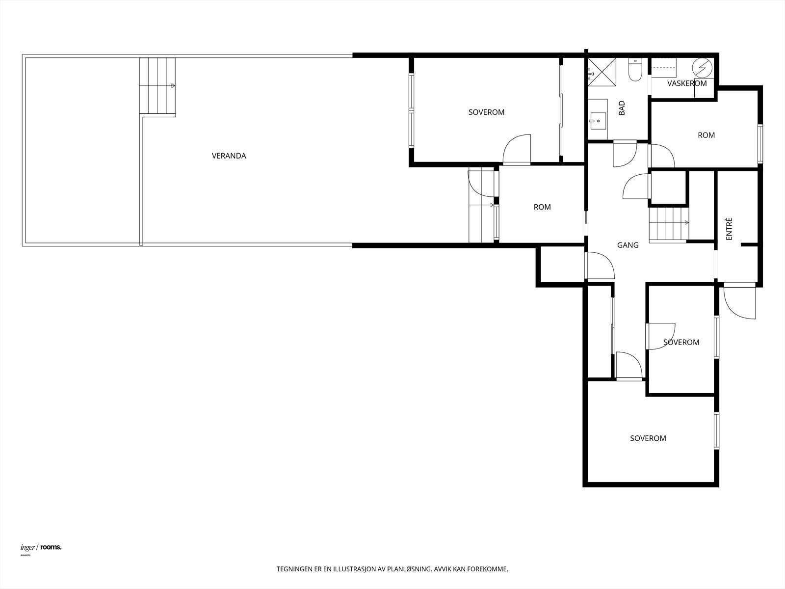 - Plantegning 1. etasje - Galleribilde