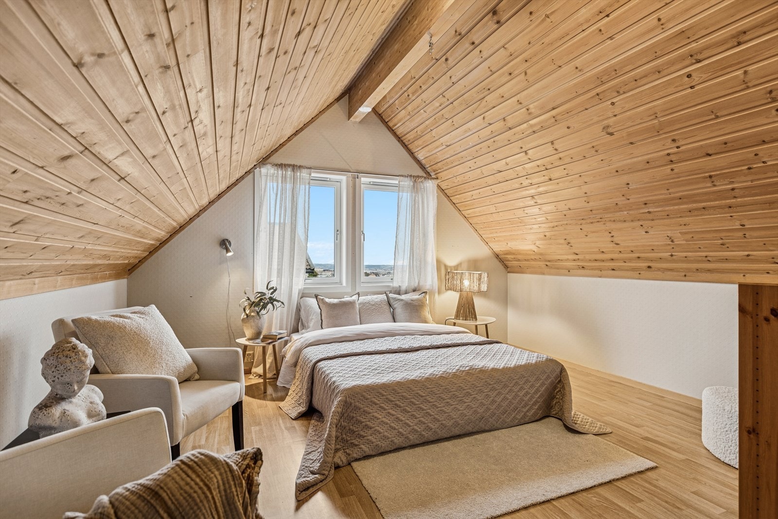 Soverom/loftstue. Galleribilde