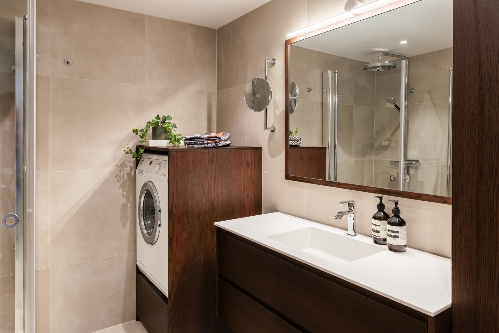 Baderommet er oppmålt til 6 kvm. Galleribilde