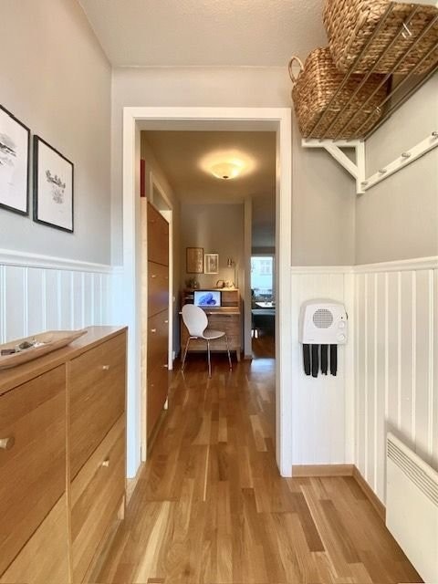 Inngangspartiet fra veranda. Galleribilde