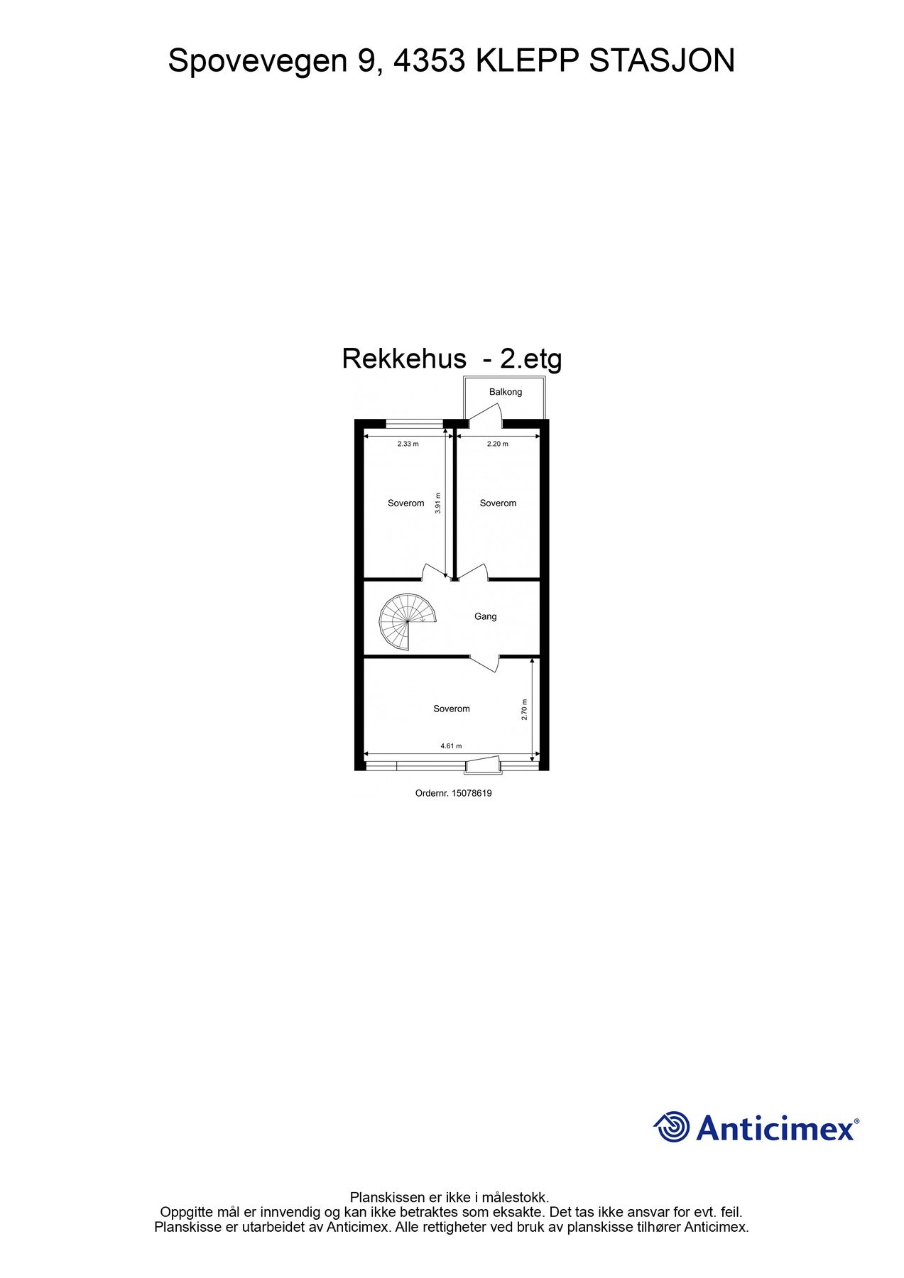Plantegning 2.etg Galleribilde