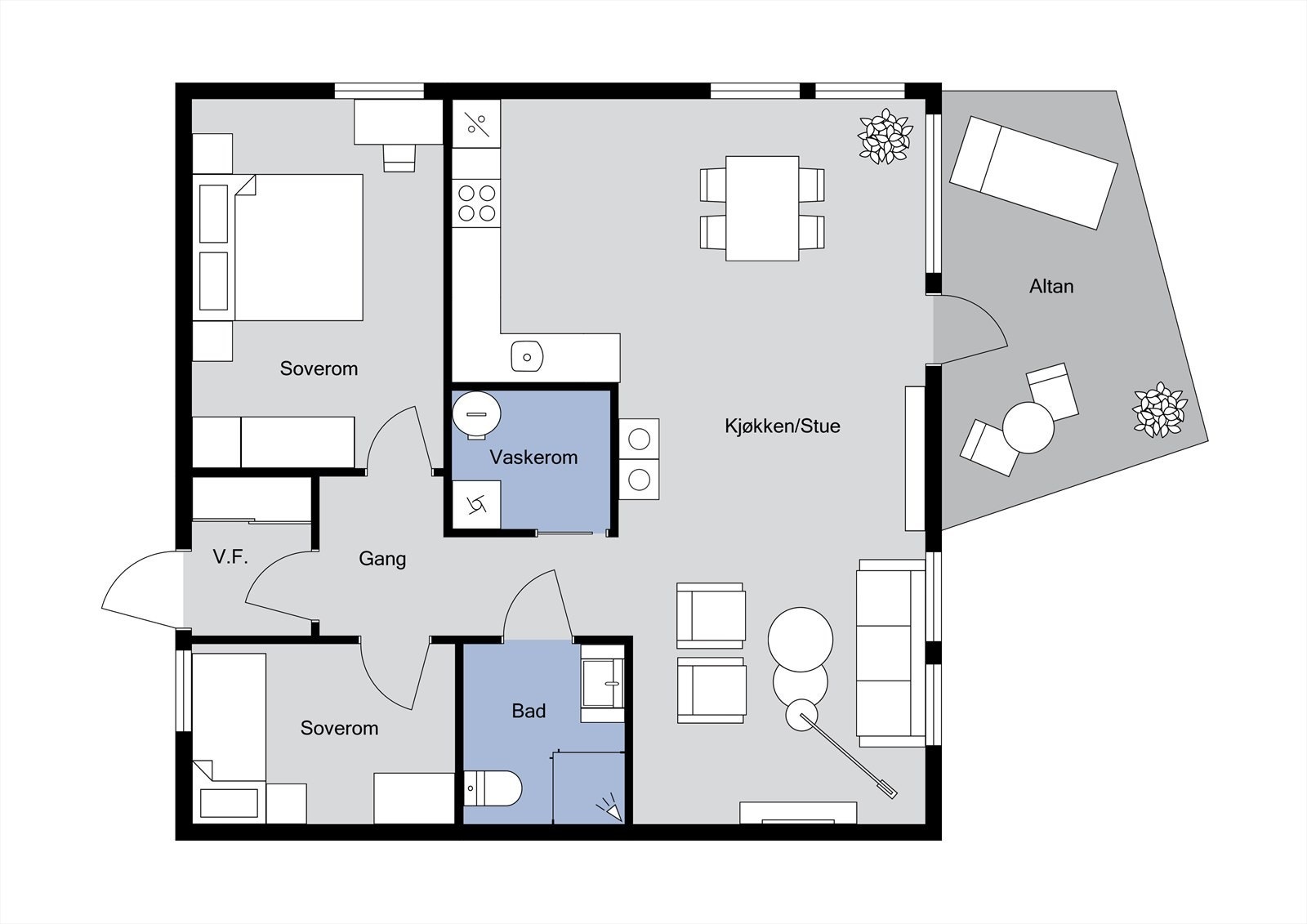 Plantegning Galleribilde