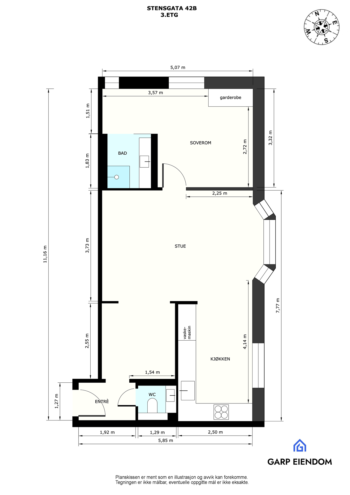 Plantegning. Galleribilde