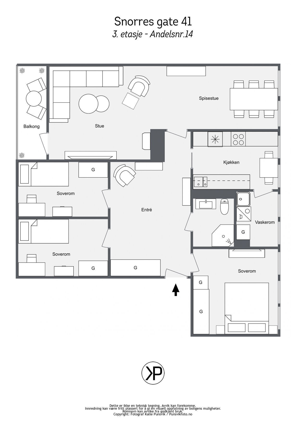 Plantegning Galleribilde