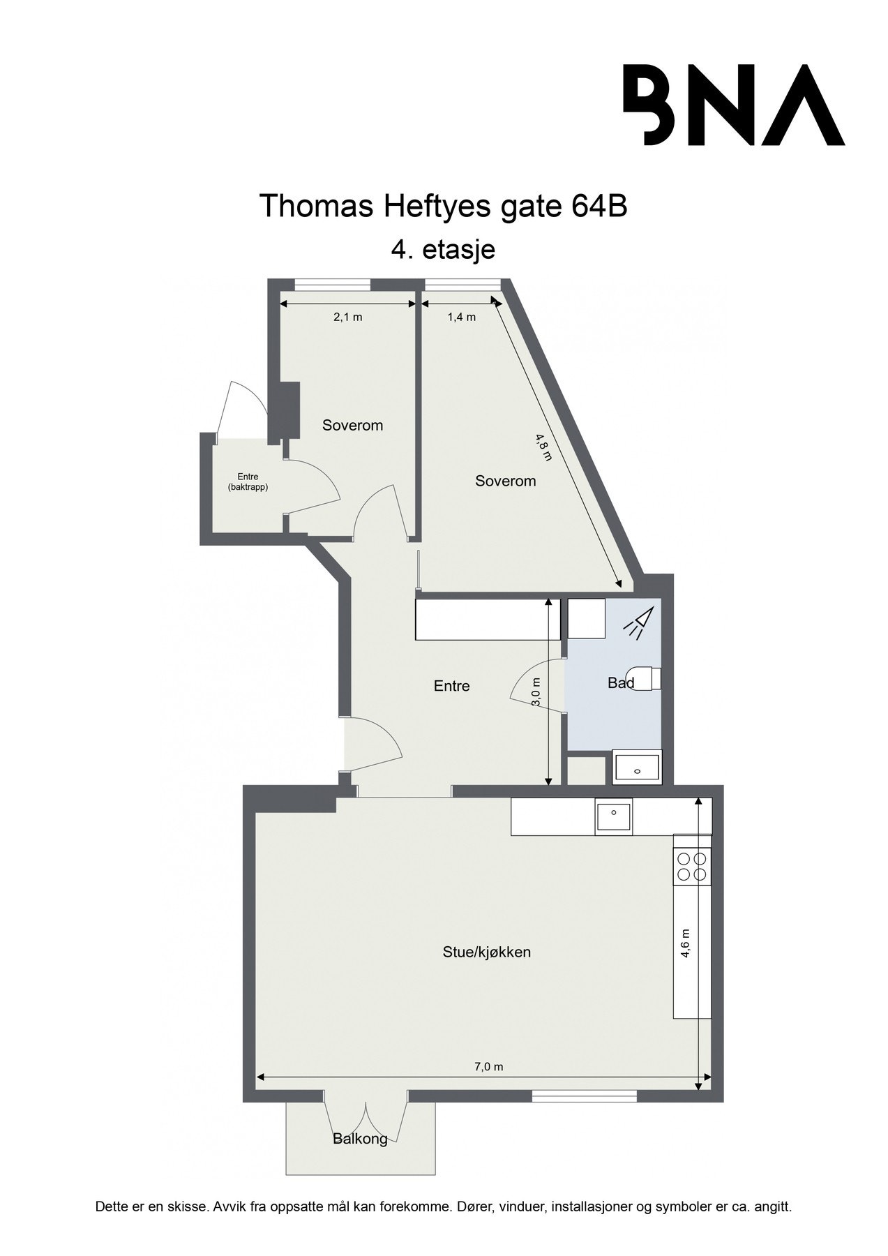 Plantegning Galleribilde