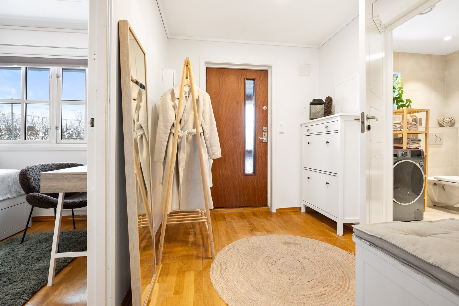 Stor romslig gang Galleribilde