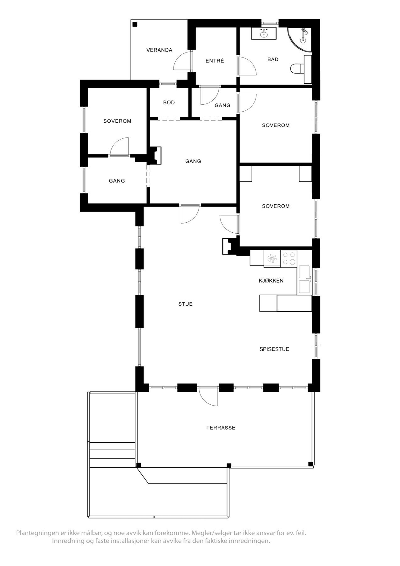 Plantegning Galleribilde