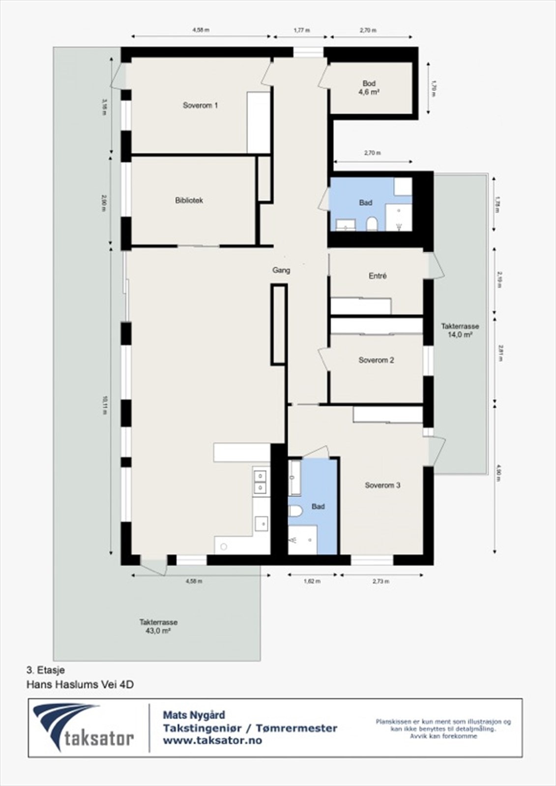 Plantegning Galleribilde