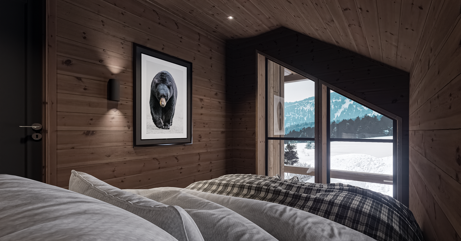 Hytten har totalt 5 fltote soverom (Illustrasjon, avvik kan forekomme) Galleribilde