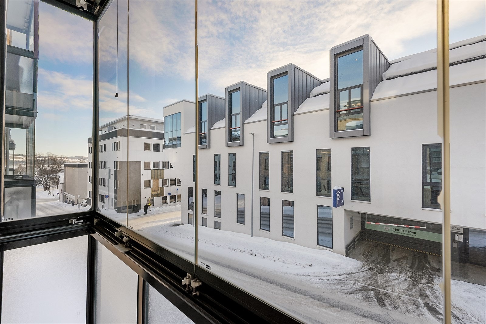 Utsikten fra balkongen. Galleribilde