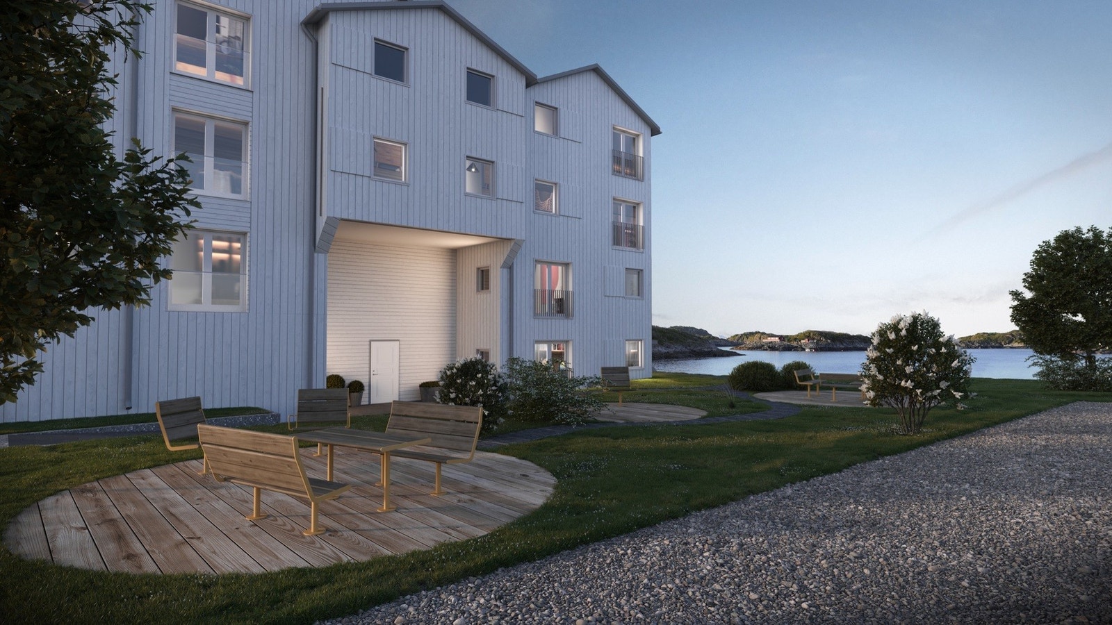 Konstruksjon - Bygget vil oppføres i en kombinasjon av stålkonstruksjoner og hulldekker. Fasade vil kles inn med panel. Dette bygges sammen på plassen og monteres på en støpt grunnmurplate. (Illustrasjon - avvik kan/vil forekomme) Galleribilde