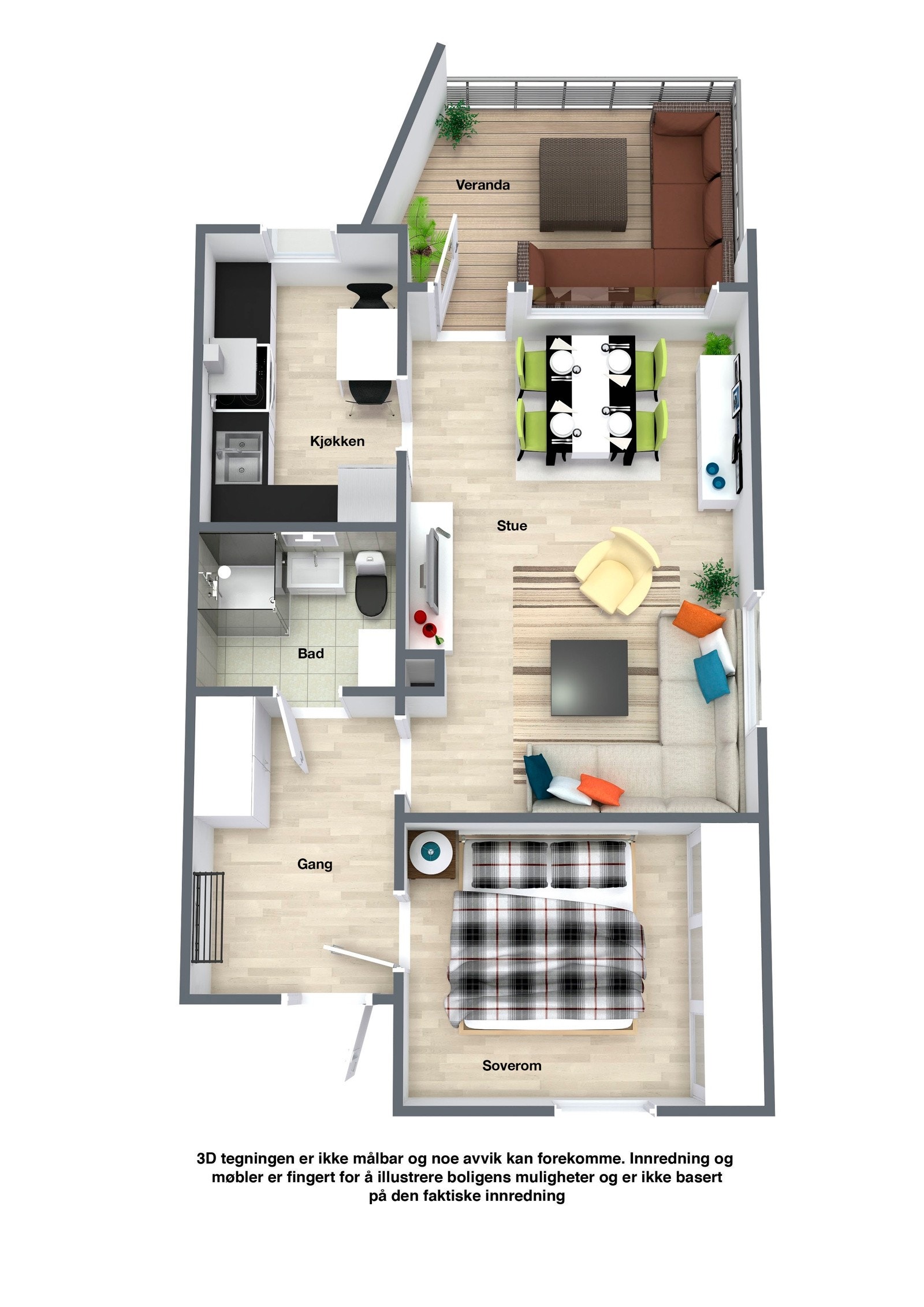 Planskisse Galleribilde