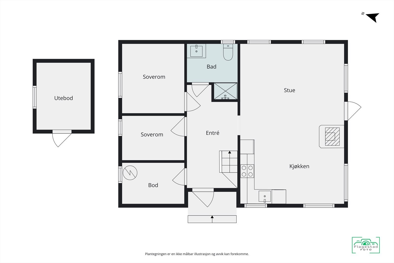 Plantegning Galleribilde