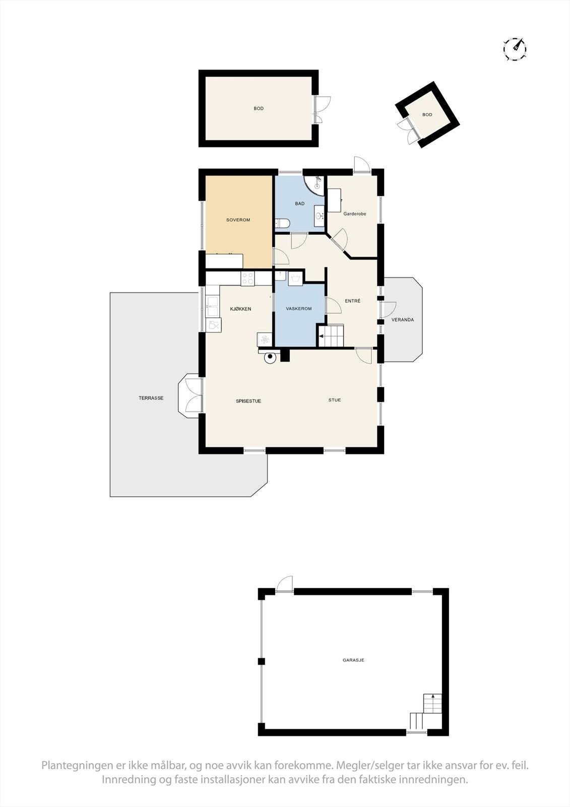 Plantegning Galleribilde