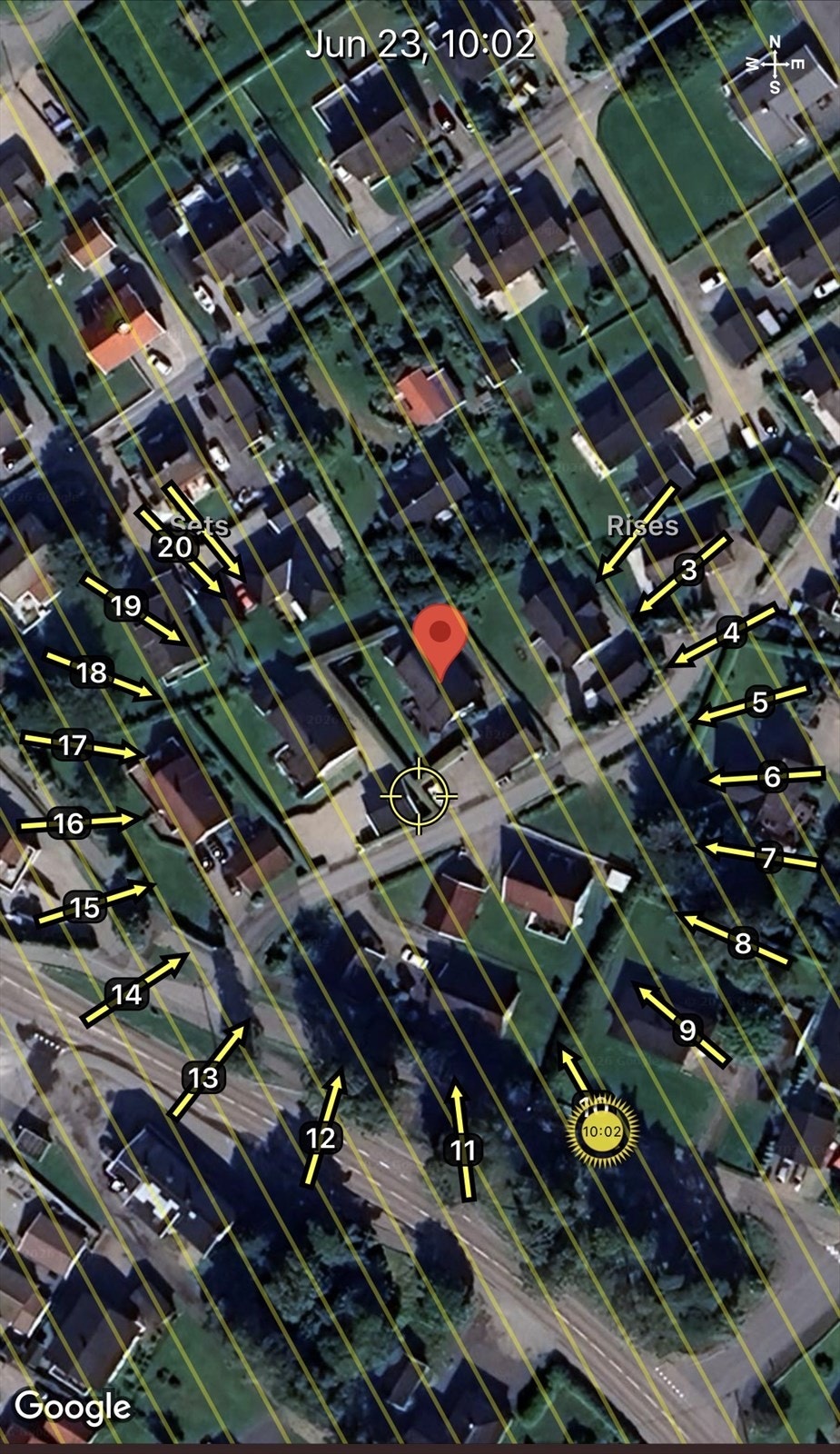 Boligen har gode solforhold om sommeren. Galleribilde