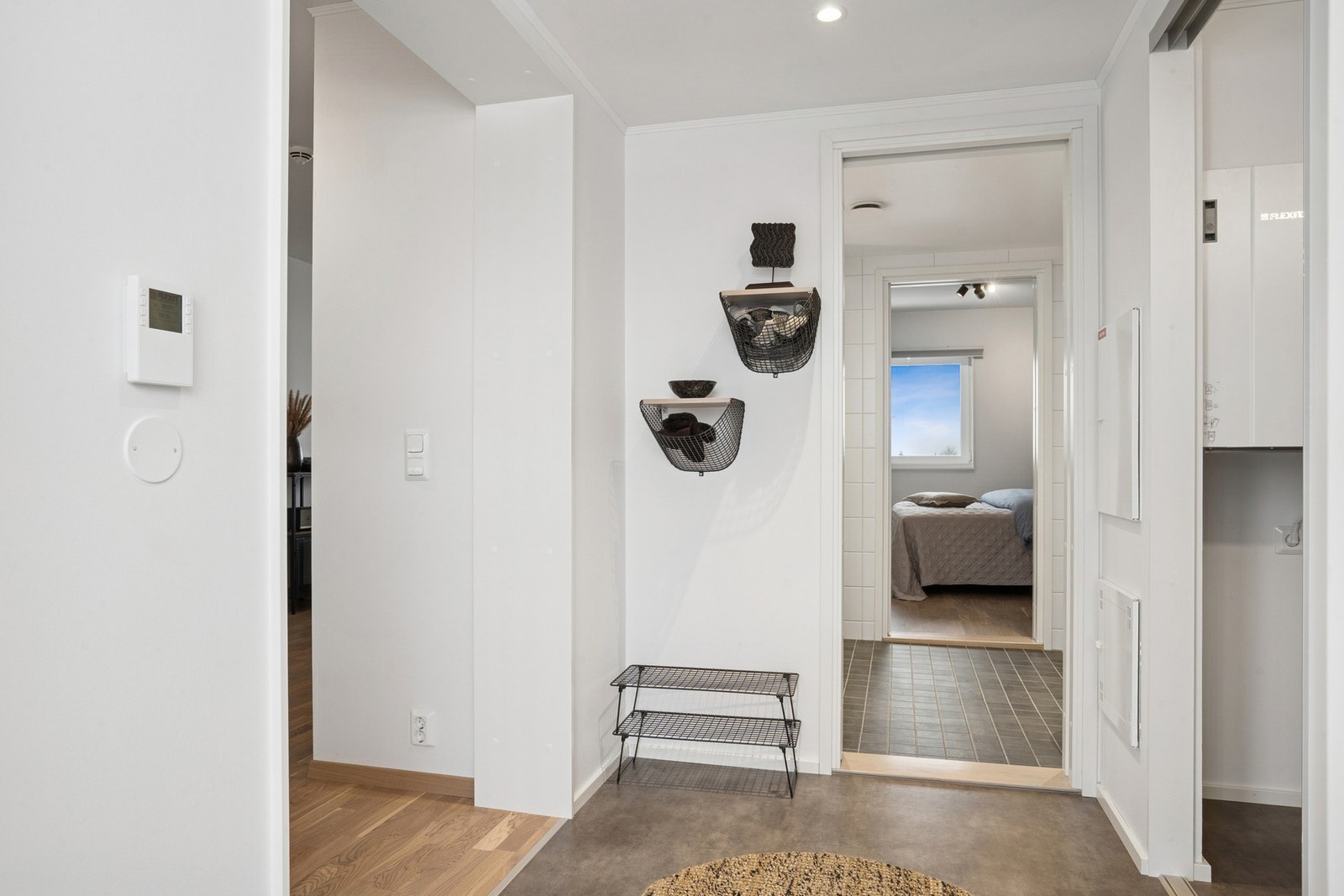 Leiligheten har oppvarming via vannbåren varme. Galleribilde