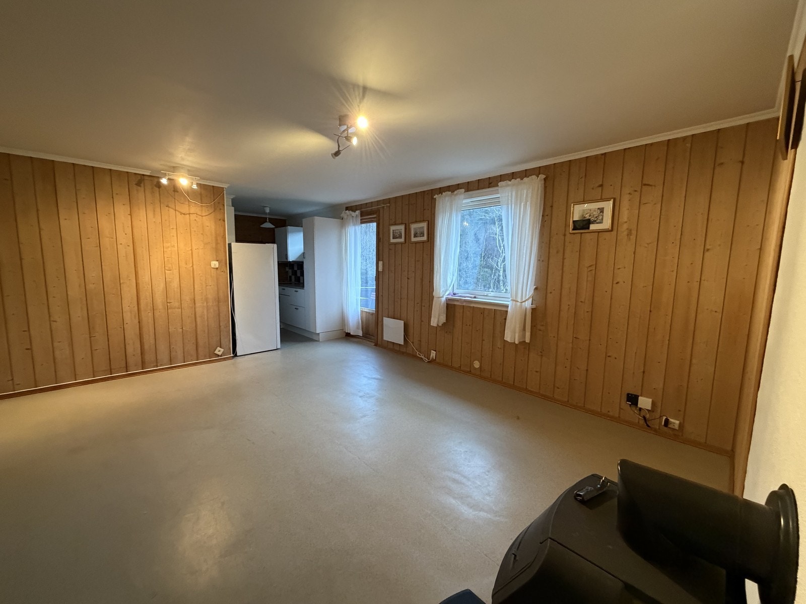 Stue hvor det er plass til alternative løsninger. Galleribilde