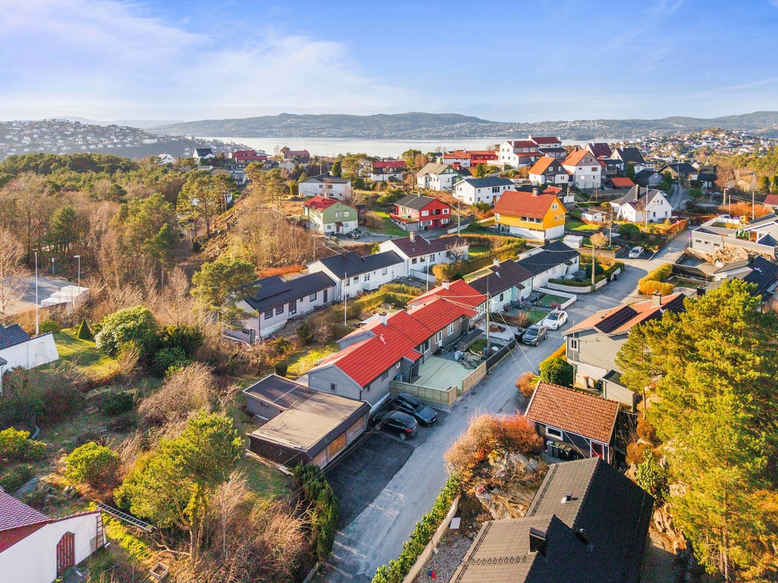 Oversikt over nabolaget. Galleribilde